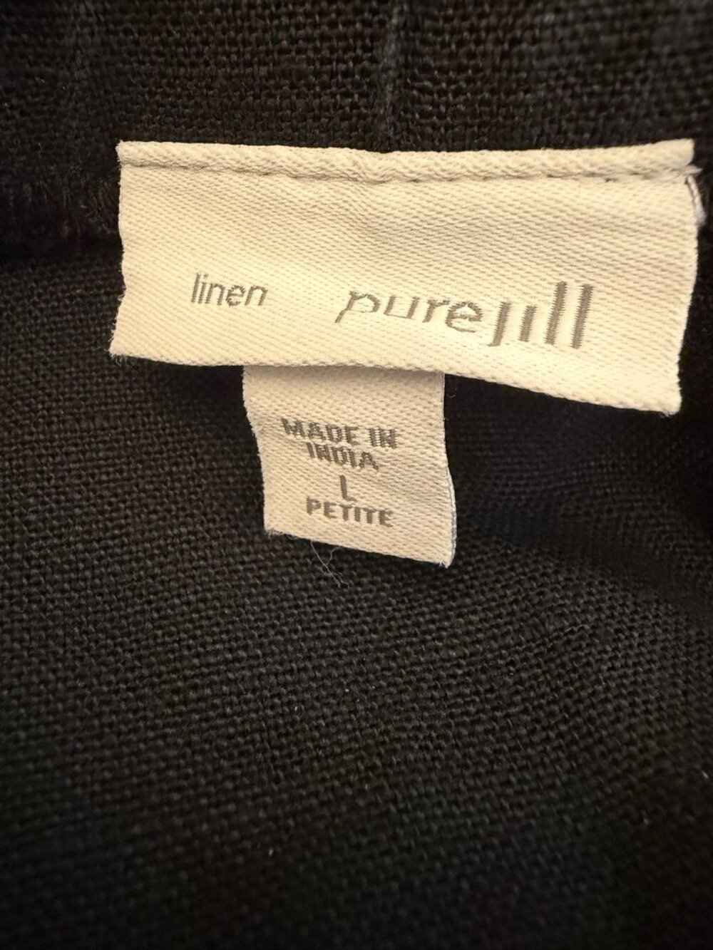 J. Jill Black Linen Skirt - Picture 4 of 4